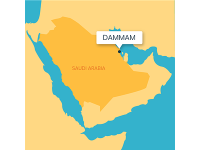 Dammam Saudi Arabia Map Saudi Arabia Map By Aakash Raj Dahal On Dribbble