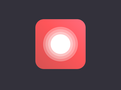 DailyUI Challenge - App Icon abstract artificial intelligence daily dailyui dark flat design gradient logo nepal red voice