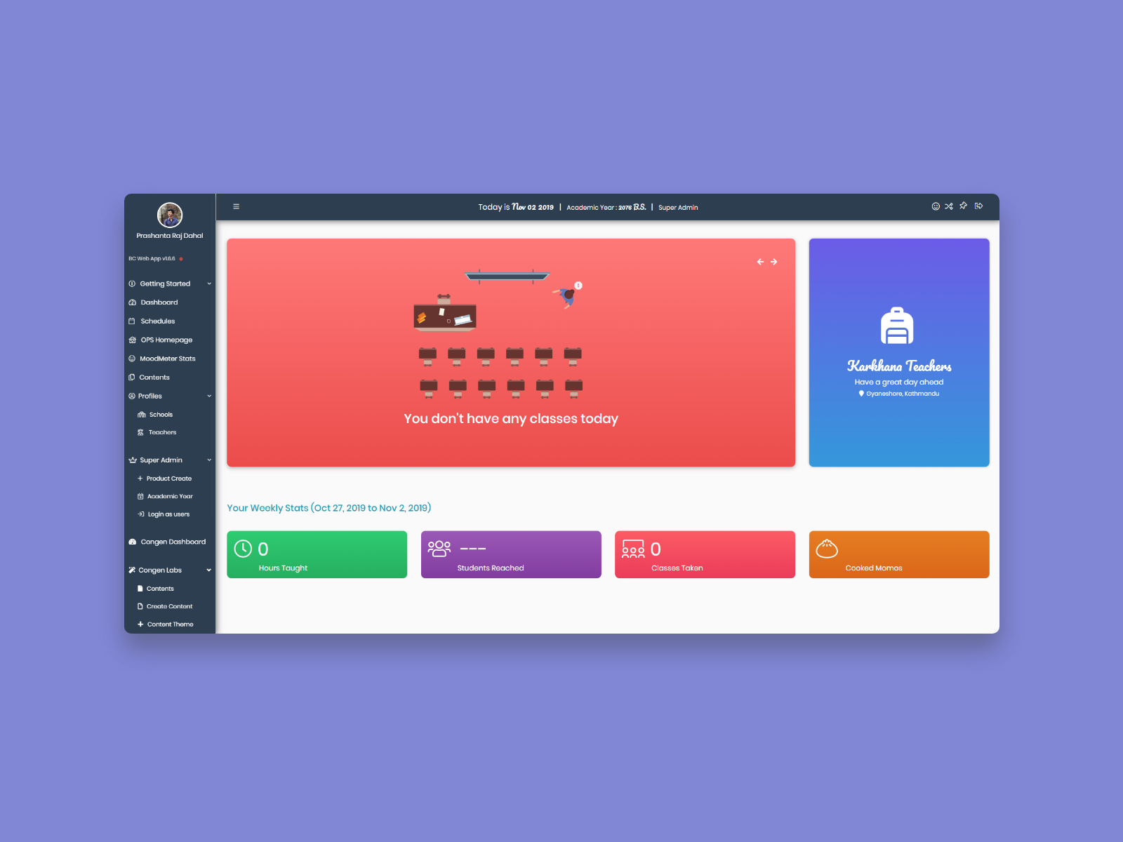 Dashboard for Karkhana Digital Platform by Aakash Raj Dahal on Dribbble