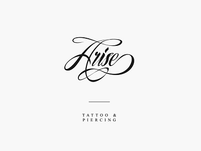 Arise adobe arise athens brand designer graphic designer greece logo logotype tattoo type typography