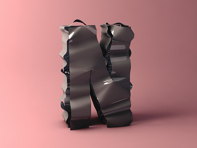 N 36daysoftype 3d art athens letter minimal modern type typography visuals