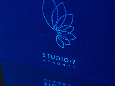STUDIO • 7 athens branding flowers logotype mykonos print set visual identity visuals
