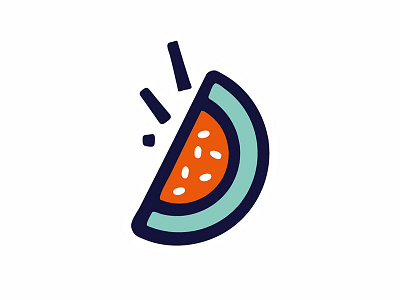 Watermelon athens beatapp brand design fresh greece icon illustrator taxi watermelon wherenext