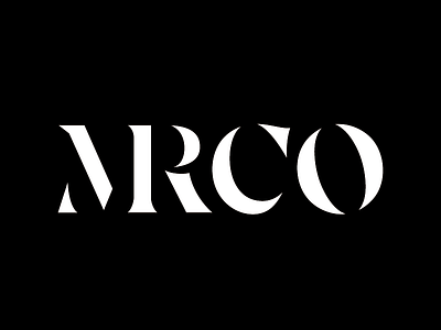 MRCO angelosbotsis athens branding design eventdesign logotype minimal mrco type