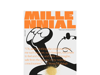 Millennial angelosbotsis art artdirection athens character concept contemporary design felix greece letter millennial modern poster type typography visuals