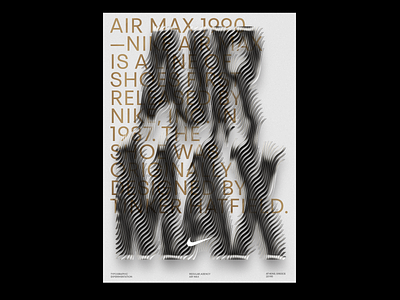 Airmax airmax angelosbotsis art athens customtype digital greece minimal nike poster posterdesign regularagency stripes type typograpghy
