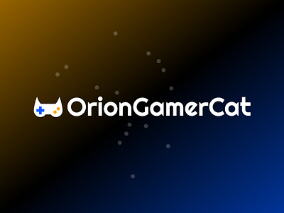 Social Media Graphics - OrionGamerCat branding design flat gradients graphic design logo minimal social media pack twitch youtube