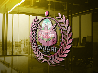 Qatar Logo country country art country logo design design art design logo artist designer drawing government government logo illustrator logo design logo qatar logodesign logotype professional psd psd art psd mockup qatar