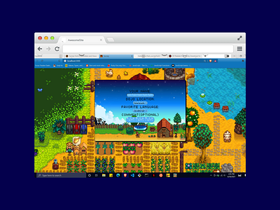 Stardew Valley website backend branding css design designer front end front end developer game design gamer games html php pixel ruby stardew stardew valley ui uxui webdev website