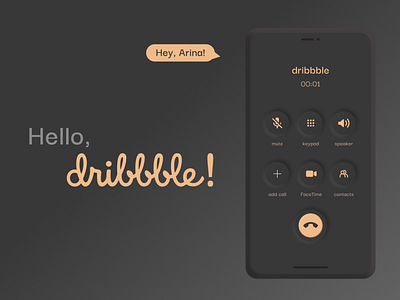 Hello, Dribbble!