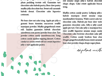 Layouts + Cupcake Ipsum