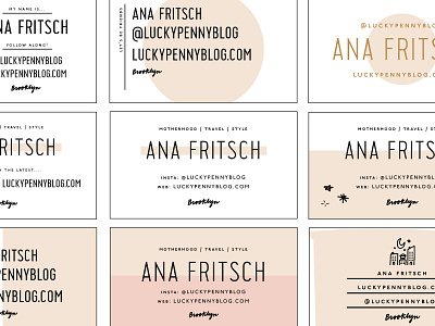 Business Card comps