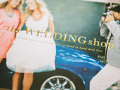 the Wedding shop catalog cover for 31 Bits