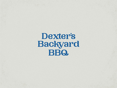 Logotype for Dexter's Backyard BBQ