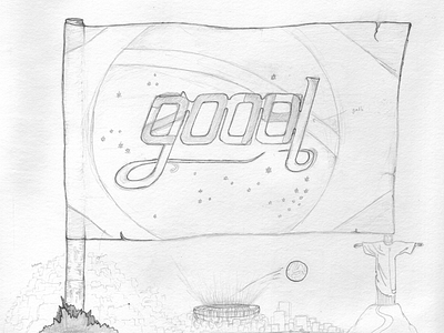 Goool Brazil Sketch