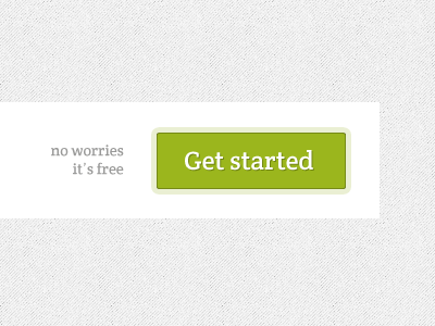 Get started button green lime