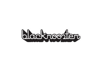 Blackrooster logo blackrooster branding id logo logotype selfbranding type typography