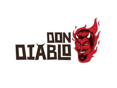 Don Diablo Logo demon devil diablo illustration logo logotype mexican restaurant vector