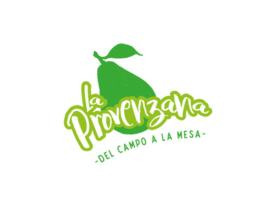 La Provenzana avocado branding design fresh guacamole handmade icon id illustration logo logotype natural sauce type typography vector vectors vegetables