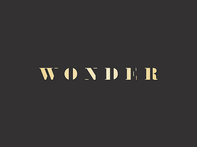 'Tis the Season of Wonder black holiday identity logo logotype mark type typography wonder