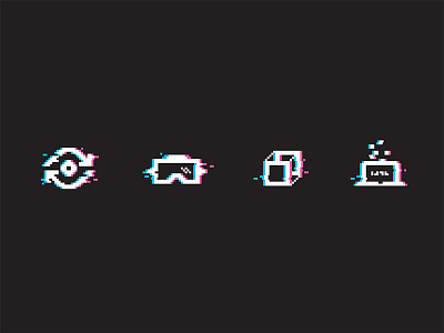 glitch icons