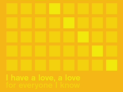 I have a love - geometric poster