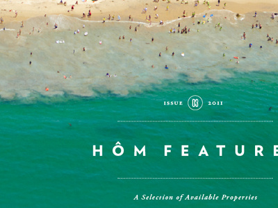 HOM features publication typography