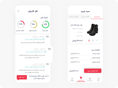 Online Shop Mobile App app design mobile shop store ui ux