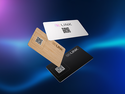 Link Cards blockchain branding business card card mockup cards crypto design graphic design illustration link logo mockup nfc nfc card product tetrix ui vector web3