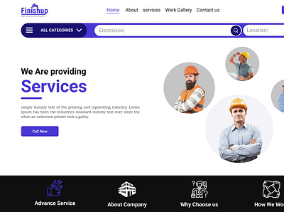 finishup service provider bharatparjapati finishup work service provider website service providing website design worker website