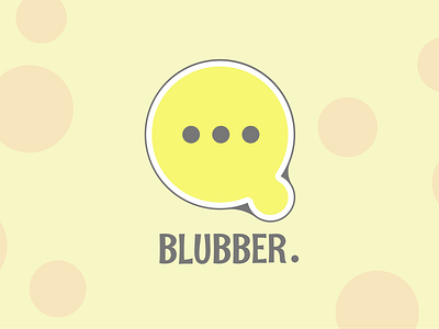 Blubber Logo app branding design graphic design icon ill illustration logo motion graphics ui vector