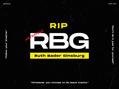 002 - 100: For the Notorious RBG 100dayproject 100days 100daysofposter 100daysproject graphic design graphicdesign pangrampangram photoshop rbg ruth bader ginsburg