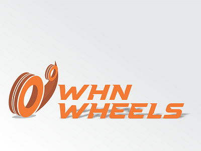 Logo - WHN WHEELS app branding design flat icon illustrator logo minimal typography vector