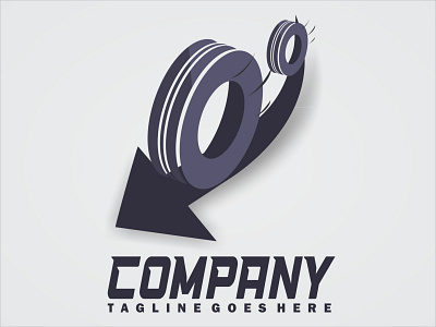 Logo Company branding design flat icon illustration illustrator logo minimal vector