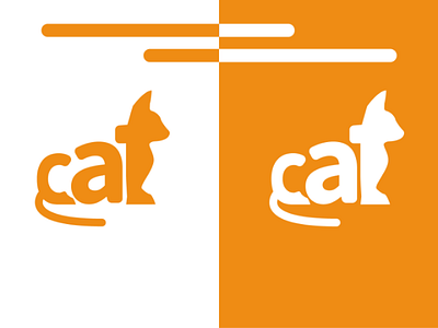 Cat - logo design android animal app brand cat clinic design emblem flat flatdesign logo minimalist pet petclinic petshop ui ux vector web website