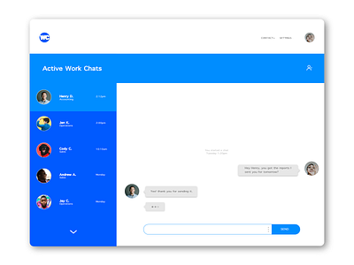 direct messaging dailyui dailyui013 messaging