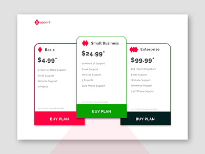 pricing dailyui dailyui030 pricing plan