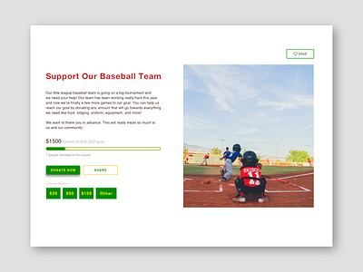 crowdfunding campaign dailyui dailyui032