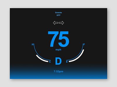 car interface car dashboard car interface dailyui dailyui034