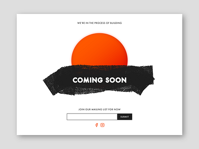 coming soon dailyui dailyui048