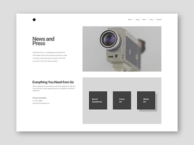 press page dailyui dailyui051 press page