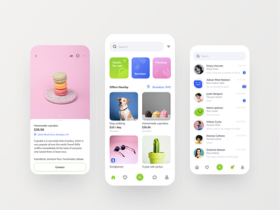 Selling & Buying App UI design