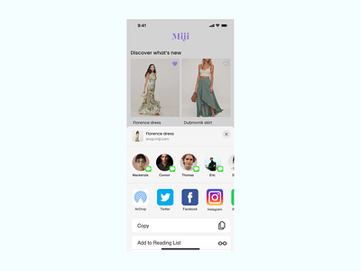 100 Day UI Challenge 10 - Social Share 100dayuichallenge branding illustration mobile socialicons socialshare ui uiuxdesign ux vector