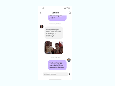 100 Day UI Challenge Day 13 - Direct Messaging