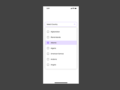 100 Day UI Challenge Day 27 - Dropdown