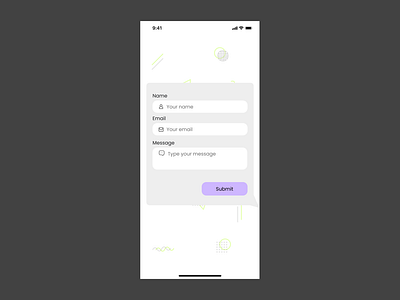 100 Day UI Challenge Day 28 - Contact Us