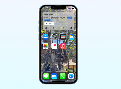 Daily UI Challenge Day 65 - Notes Widget 100dayuichallenge dailyuichallenge day65 design mobile noteswidget ui uiuxdesign ux