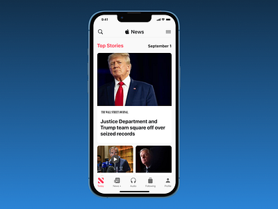 Daily UI Challenge Day 94 - News