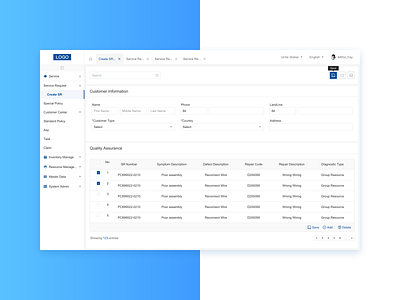 Pure White Dashboard System UI