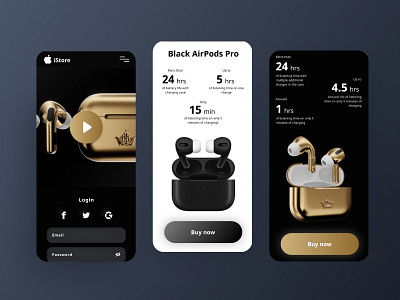 AirPods Pro airpods design iphone mobile mobile design ui ux